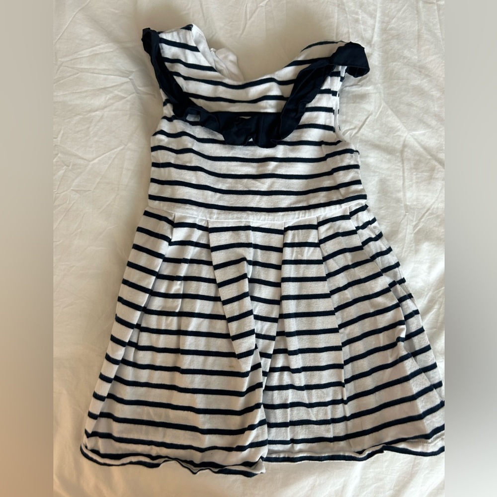 Jacadi Striped Knit Dress 3T